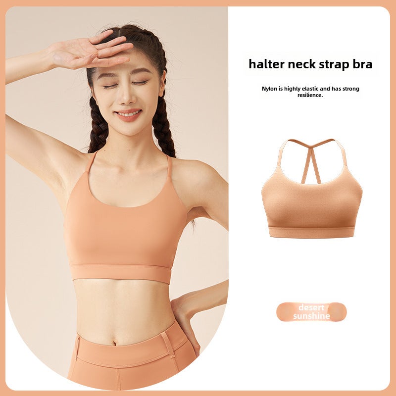 Seamless Sports Bra Yoga Fitness Crop Top White  - Image 2