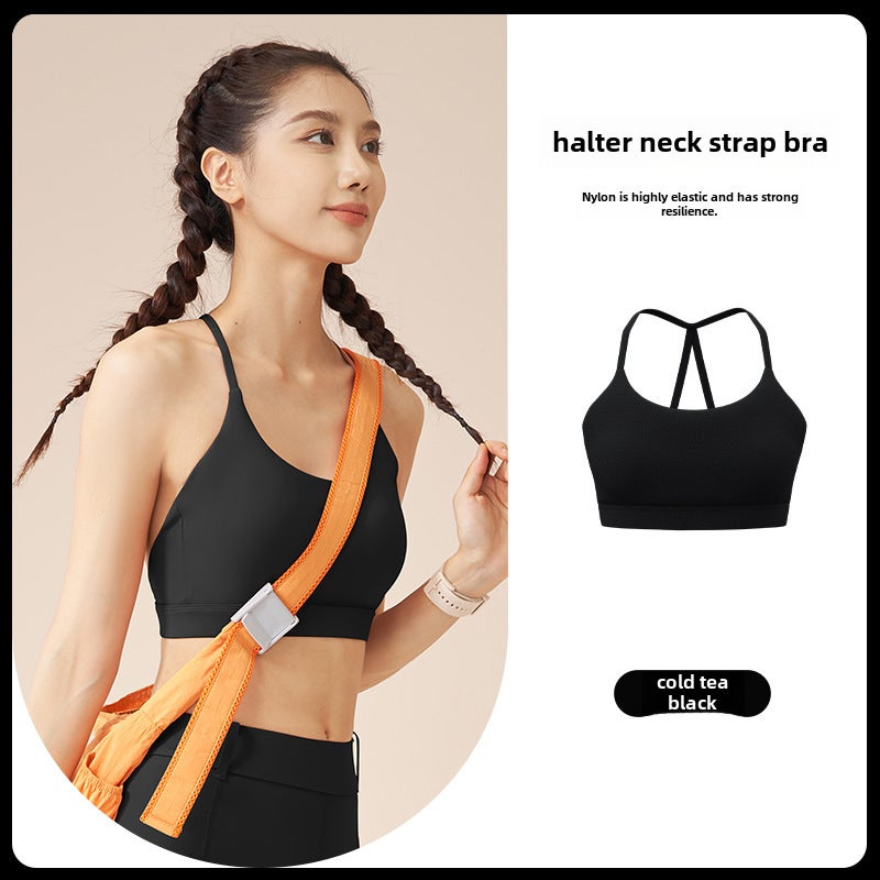 Seamless Sports Bra Yoga Fitness Crop Top White  - Image 4