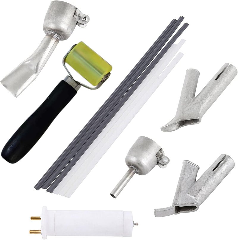 Eacam 1600W Hot Air Welding Machine Kit Plastics Heat-Welders Tools Set With Welding Speed Nozzle & Roller Rod - Image 3