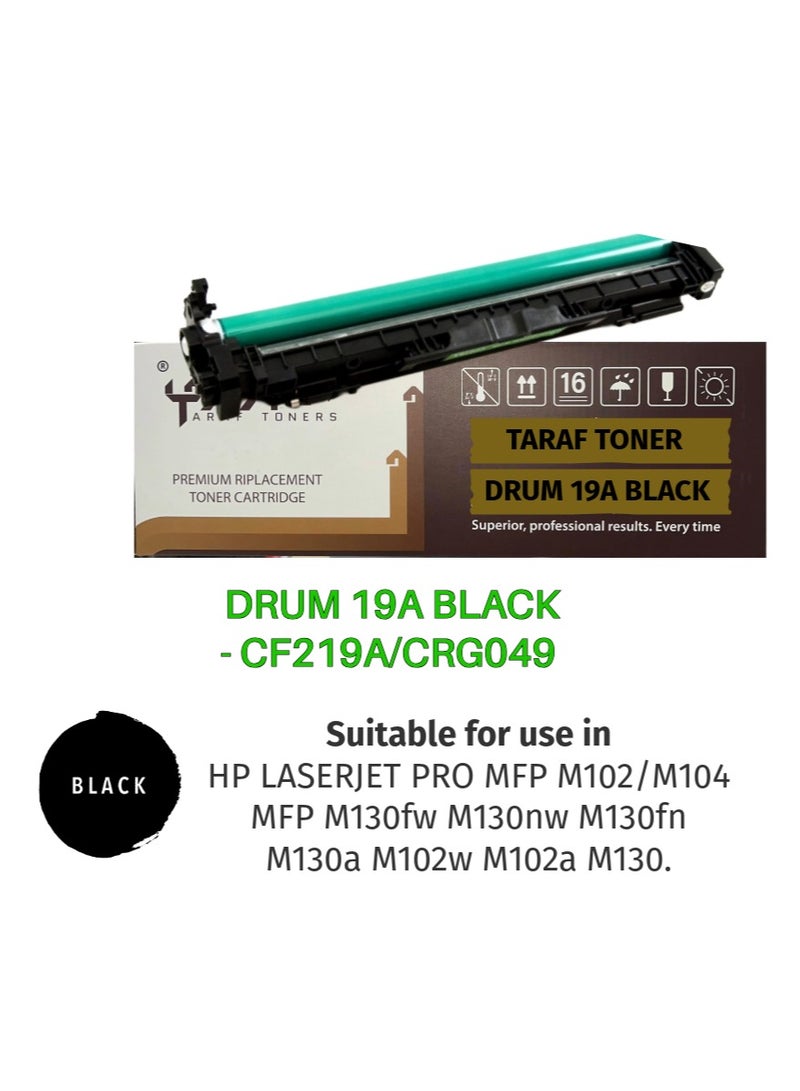 Taraf DRUM 19A BLACK - CF219A/CRG049  - Image 1