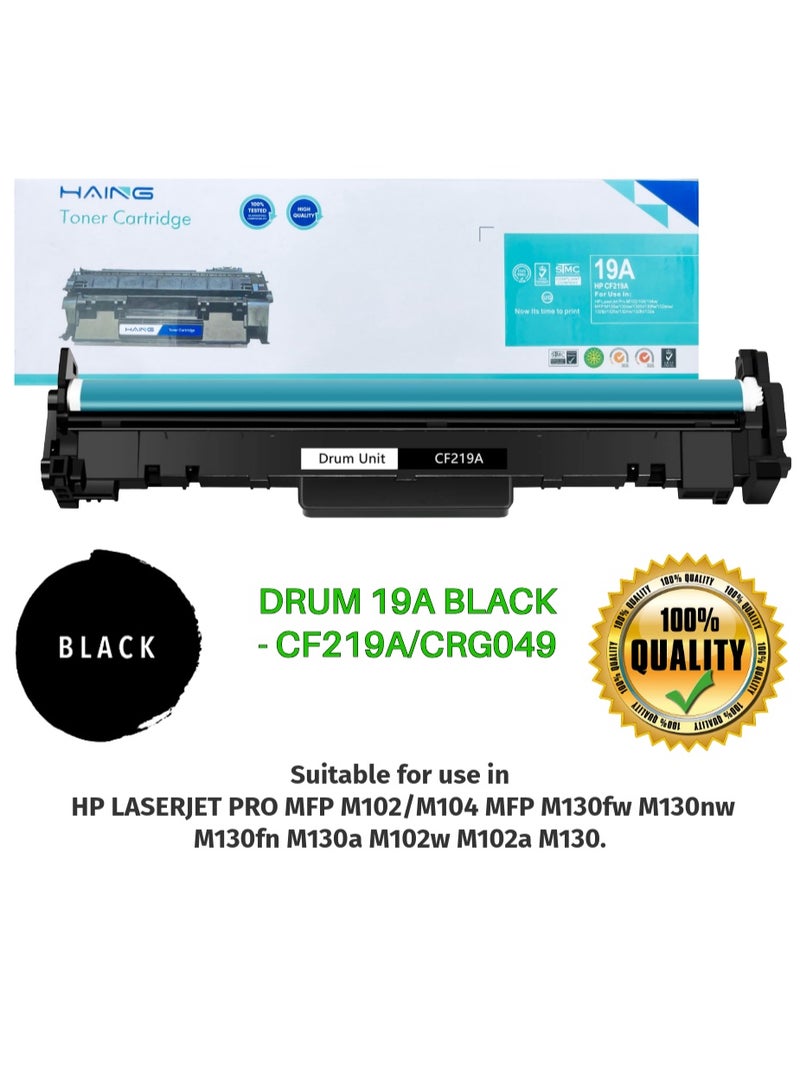Haing DRUM 19A BLACK - CF219A/CRG049 - Image 1