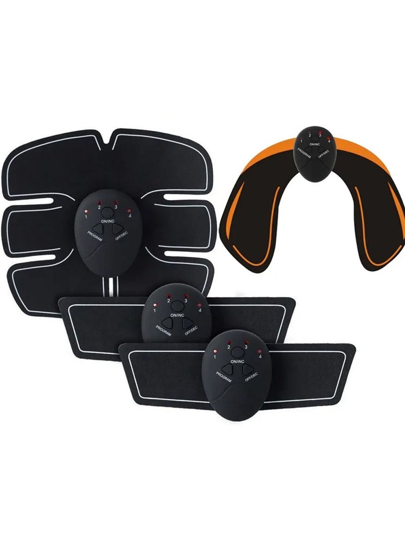 مدرب الورك الكهربائي للعضلات EMS للرجال والنساء، جهاز تحفيز العضلات اللاسلكي للأرداف والبطن، جهاز تحفيز ABS، مدلك لياقة بدنية لتخسيس الجسم - Image 1