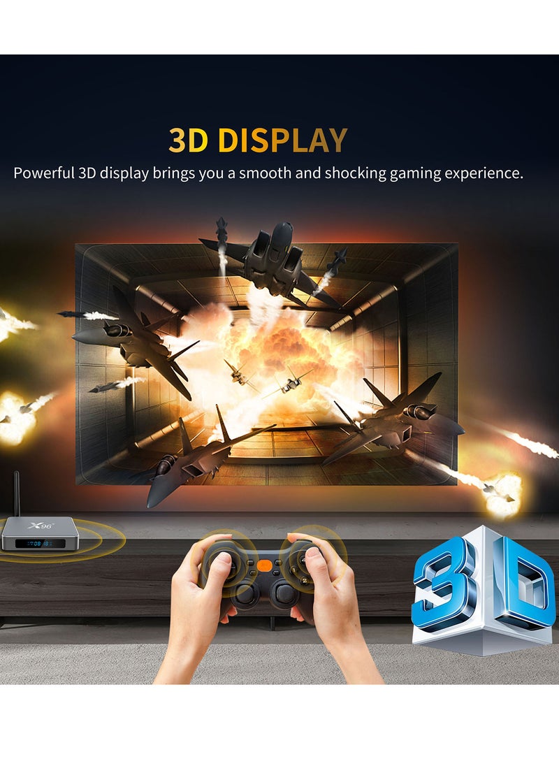 Generic - X96 X9 Android 9.0 Smart TV Box Amlogic S922X 4GB / 32GB 2.4G u0026 5G WiFi 1000M LAN 4K Media Player H.265 VP9 Decoding with Voice Remote Control - Image 1