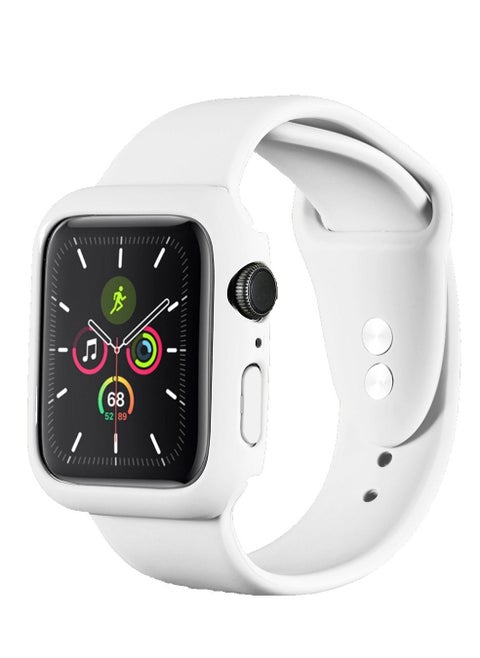 Silicone Watchbands 200mm Length with Protective Case Cover for Apple iWatch 7 41mm