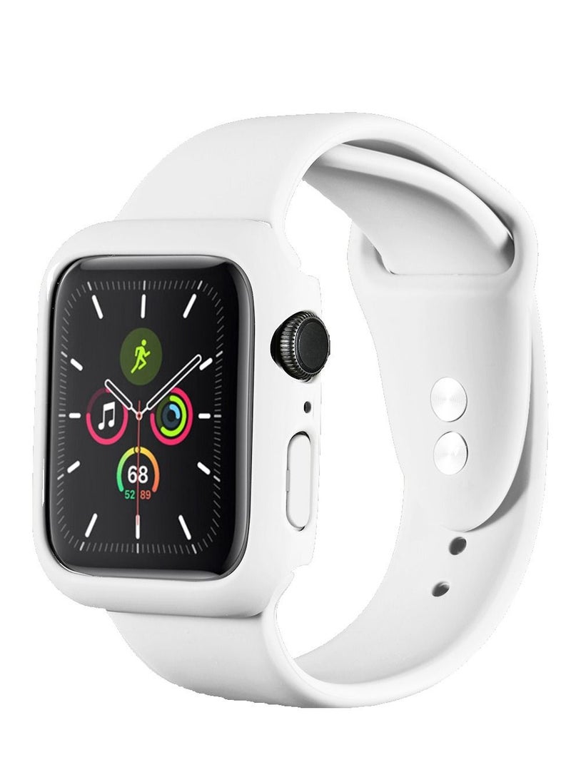 GULFLINK - Silicone Watchbands 200mm Length with Protective Case Cover for Apple iWatch 7 41mm - Image 1