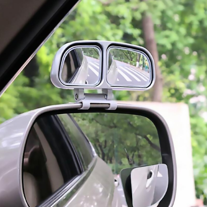🚗 مرايا مساعدة زاوية واسعة للنقاط العمياء للسيارات - Image 1