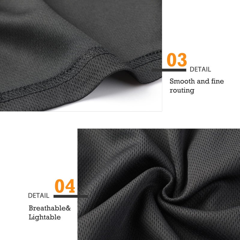 Surenow Mens Running Gym Shorts 3 Inch Breathable Lightweight Athletic Sport Shorts Training Workout Shorts with Pockets Black - Image 5