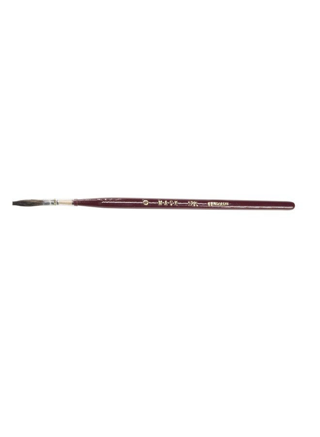 Mack Brush Andrew Mack Brown Kazan Squirrel Hair Lettering Quill Series 179L Size 0 - Image 1