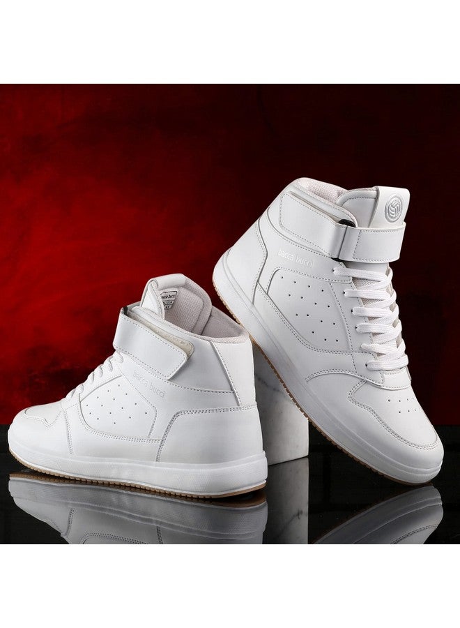 Bacca Bucci Mens Tiger White Sneaker - 9 UK (BBMH9040) - Image 2