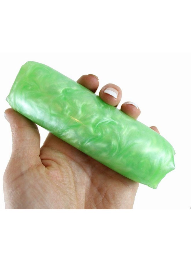 Curious Minds Busy Bags - Set Of 2 Large Pearl Swirling Water Trick Snake Stress Toy Slippery Tricky Wiggly Wiggler Tube Squishy Wiggler Sensory Fidget Ball Can'T Hold (Set Of 2 Random Colors) - Image 1
