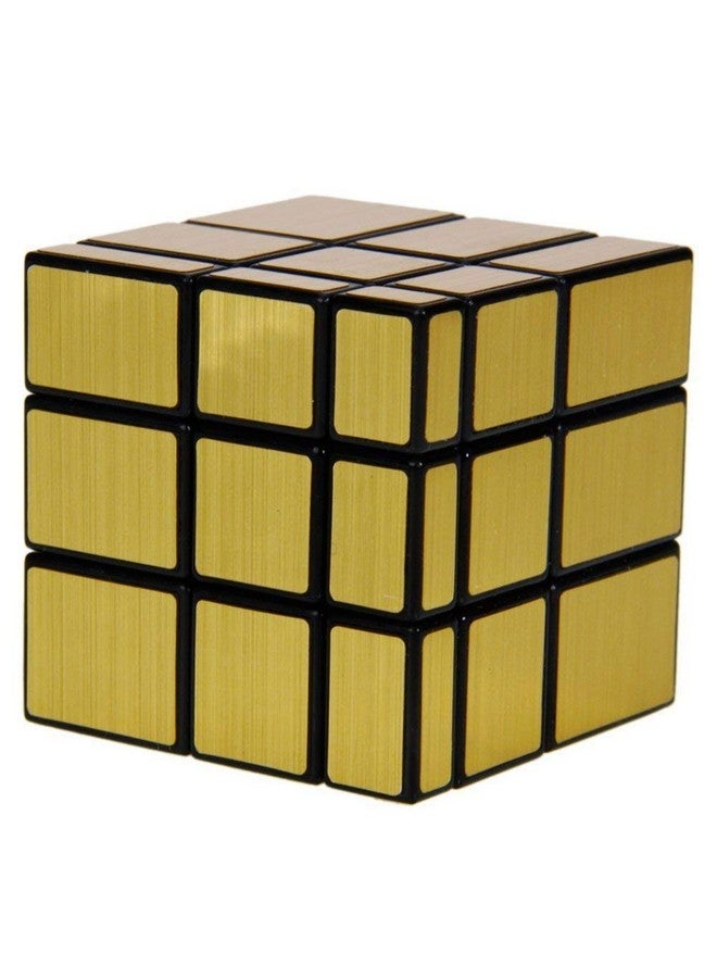 FunBlast Mirror Magic Cube Puzzle, 3x3 Mirror Magic Speed Cube Puzzle for Kids & Adults Magic Speedy Stress Buster Brainstorming Puzzle Cube, Brain Games for Kids (Gold) - Image 1
