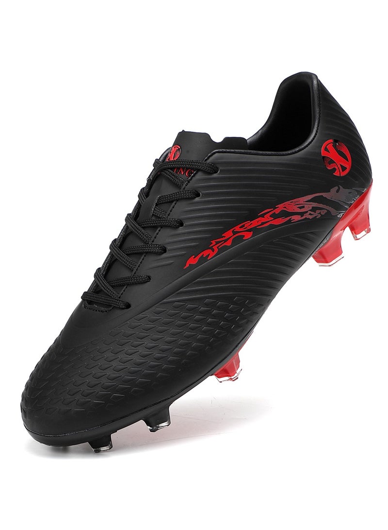 Sky View Children's Firm Ground Soccer Shoes boys girls Spikes FG sole cleats indoor Outdoor Football Anti-slip Spikes Lightweight Breathable Baseball  Football - Image 1