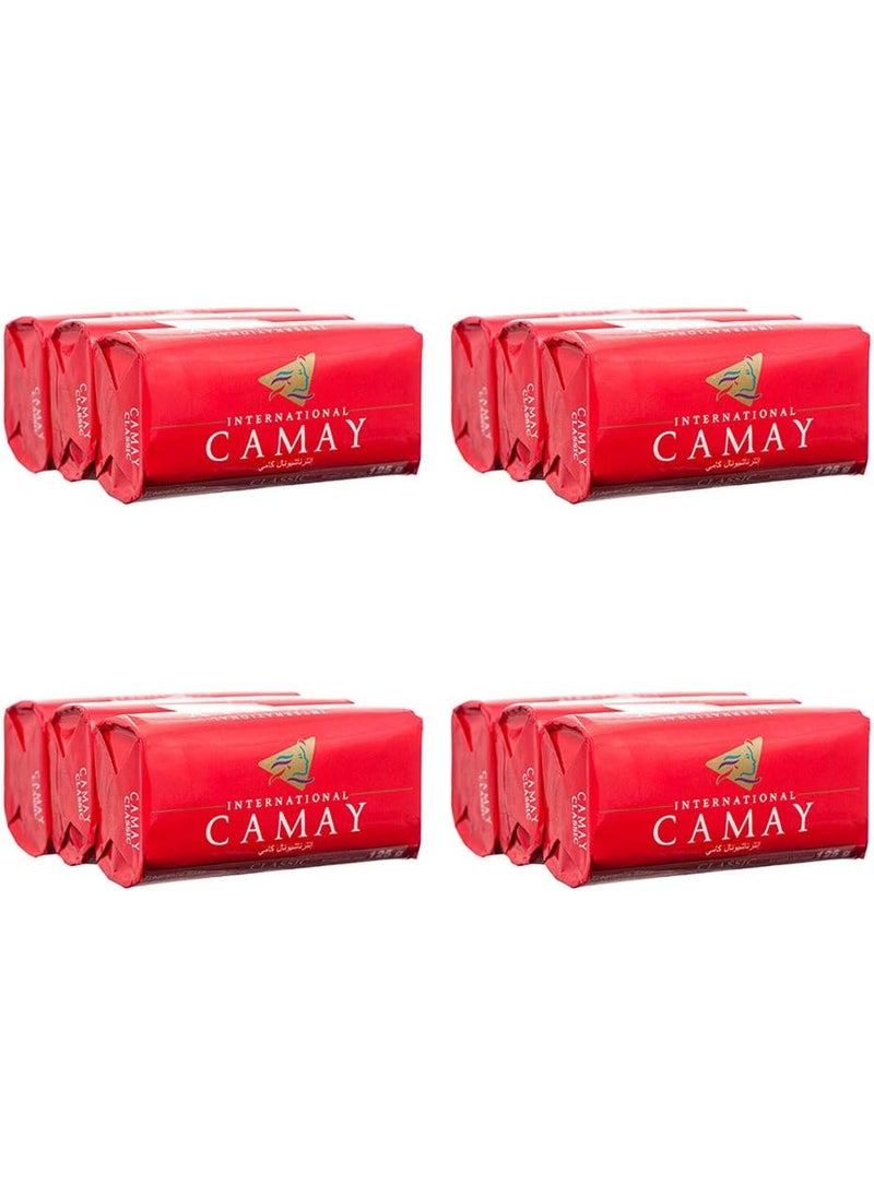 Camay Camay Softly Scented Bath Bar Classic Soap, Pink, Ginger, 4.4 Ounce (Pack of 12) 