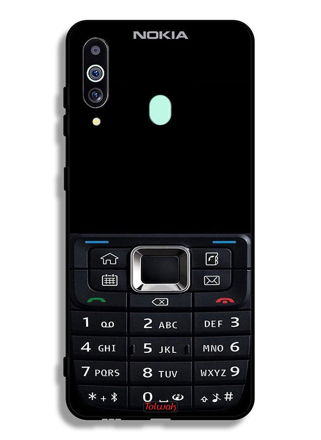 Tolwak غطاء حماية لهاتف Samsung Galaxy A60 بنمط هاتف قديم  - Image 1