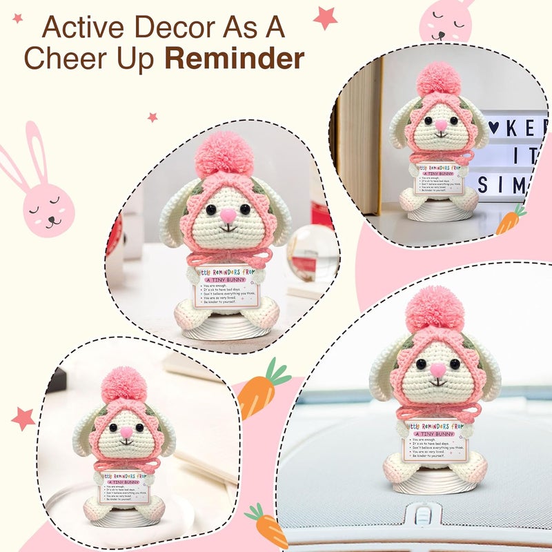 Gossby غزل بنموذج “Gossby Positive Bunny” – تذكيرات صغيرة من أرنب صغير… هدية ملهمة للنساء، مناسبة لعيد الميلاد أو عيد الميلاد أو لتقديم الدعم العاطفي، أو كهدية تحمل طاقة إيجابية للأصدقاء أو الزملاء في العمل أو المعلمين أو الأمهات. - Image 5