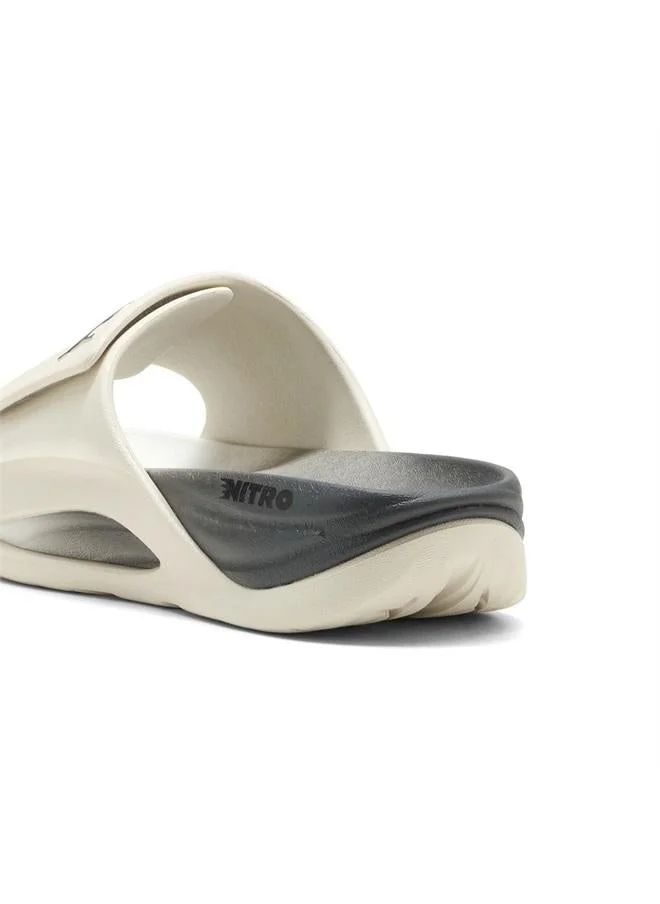 Puma Alpine Snow-Moody Gray-Feather Gray-PUMA Black NITROcat Slide Sandals Unisex  | Best Price UAE