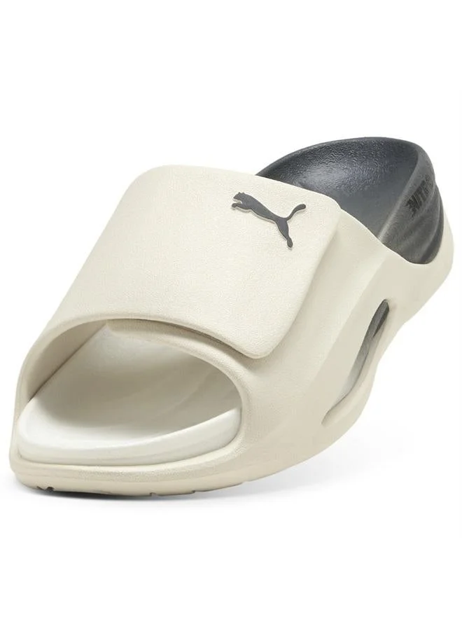 Puma Alpine Snow-Moody Gray-Feather Gray-PUMA Black NITROcat Slide Sandals Unisex  | Best Price UAE