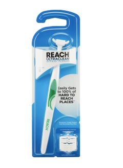 REACH REACH Ultraclean Access Flosser Starter Kit, Unflavored, Plaque Remover for Teeth, for Hard to Reach Areas, Oral Care, PFAS Free, 1 Replaceable Flosser & 8 Refill Heads, 1 Pack  - Image 1