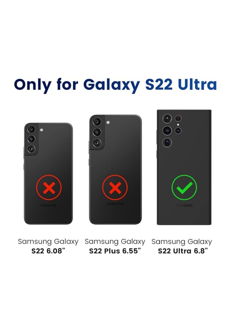 General - The case is compatible with the Galaxy S22 Ultra Protective Case Ring, the Case with 360° Magnetic Swivel Stand, the TPU Flexible Frame, the Hard PC Back, and Scratch Resistant Shock Absorption - Image 1