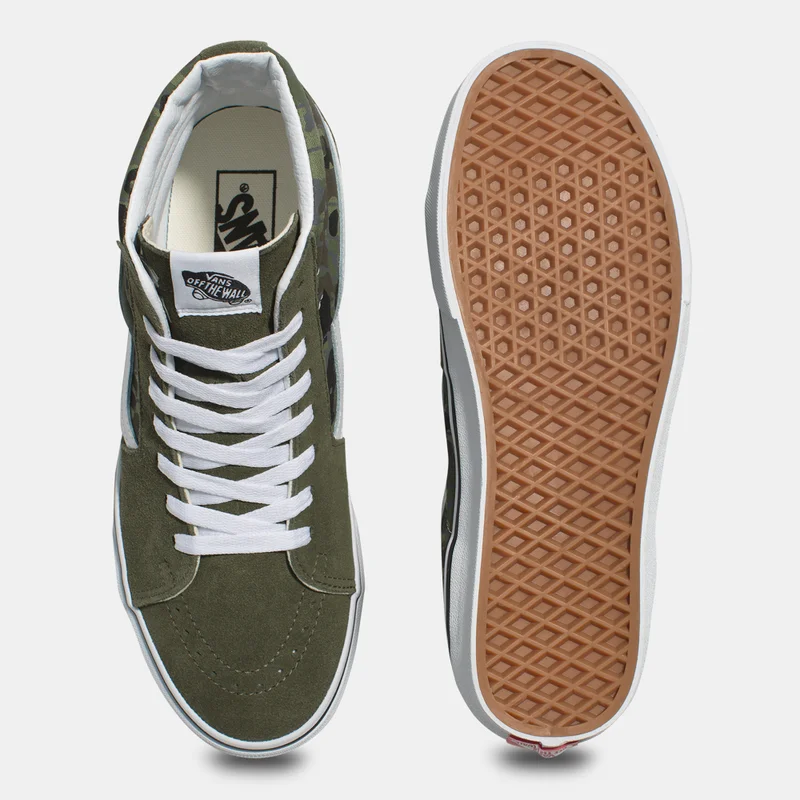 Vans Olive Green / Multicolor Sk8-Hi Unisex Shoes  | Best Price UAE