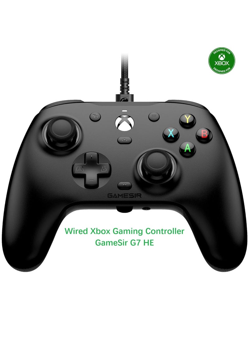 General - Classic Gamepad GameSir G7HE Wired Xbox Gaming Controller Officially licensed Controller for Xbox Series X/S Xbox One Windows 10/11 PC Plug and play Video Game Controller with Hall Effect Sticks - Image 1