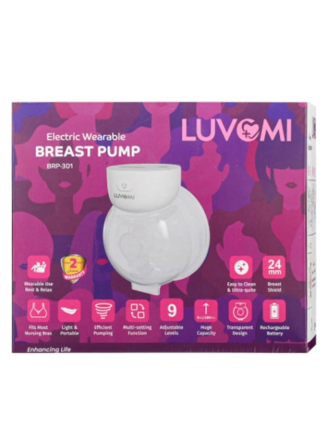 LUVOMI ELECTRIC WEARABLE BREAST PUMP BRP-301