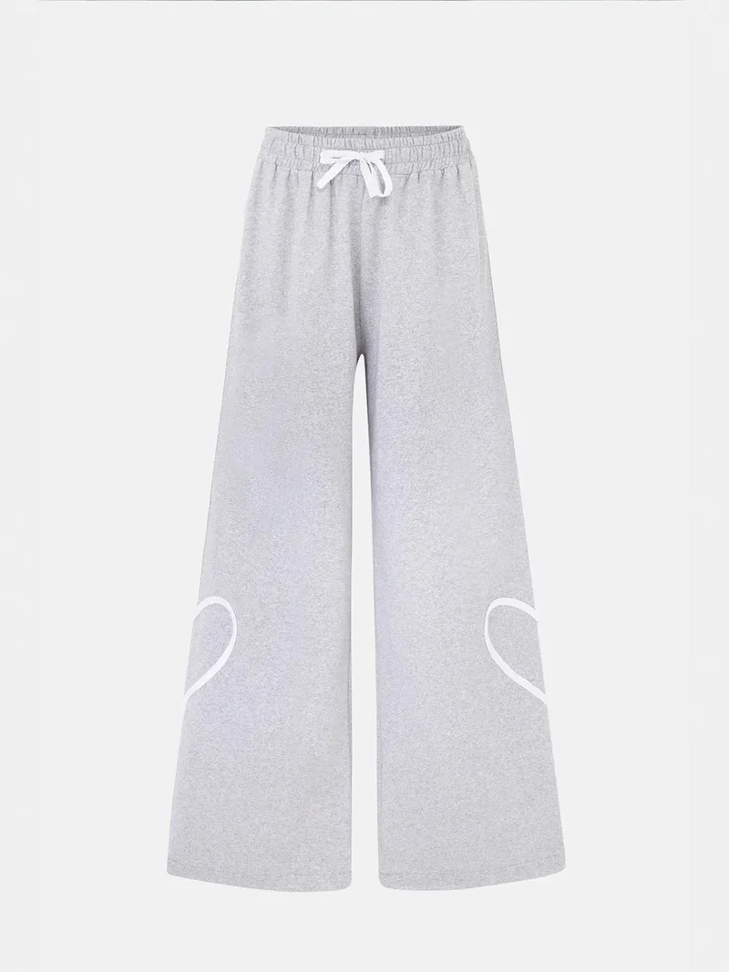 HICCUP Heart Detailed Pants