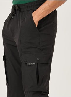 Fort Collins Mid Rise Straight Fit Track Pant with Drawstring by Styli  - Image 4