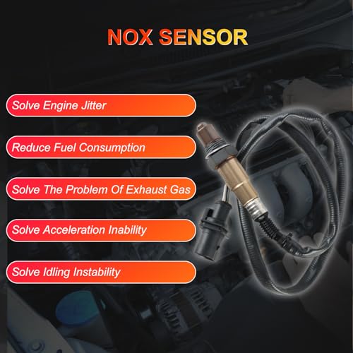 INGKAN 670009076 670009075 Up Downstream O2 Oxygen Sensor 4Pcs Fits for Maserati Ghibli Levante Quattroporte 2013 2014 2015 2016 2017 2018 2019 2020 3.0 3.8 4.7L OE 670002199 670004022 - Image 5