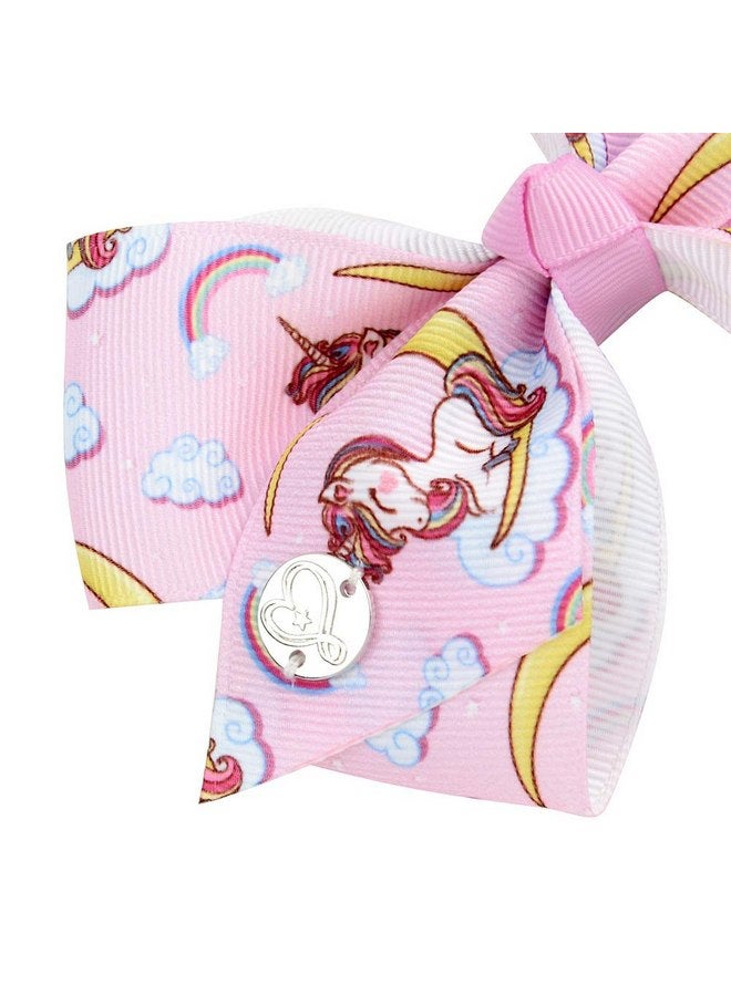 جي سي إسمارتك [6 عبوات/مجموعة] مشابك شعر لامعة بألوان قوس قزح وحورية البحر مقاس 4.7 بوصة مع شريط من الحرير الخشن وإكسسوارات على شكل تمساح (طراز 5) - Image 5