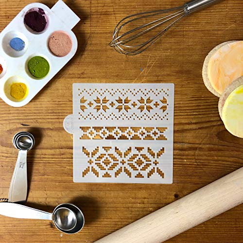 Designer Stencils Fair Isle Pattern Cookie and Craft Stencil by Designer Stencils - Image 4