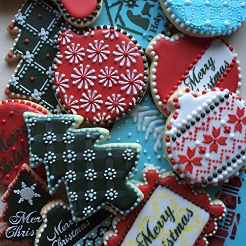 Designer Stencils Fair Isle Pattern Cookie and Craft Stencil by Designer Stencils - Image 3