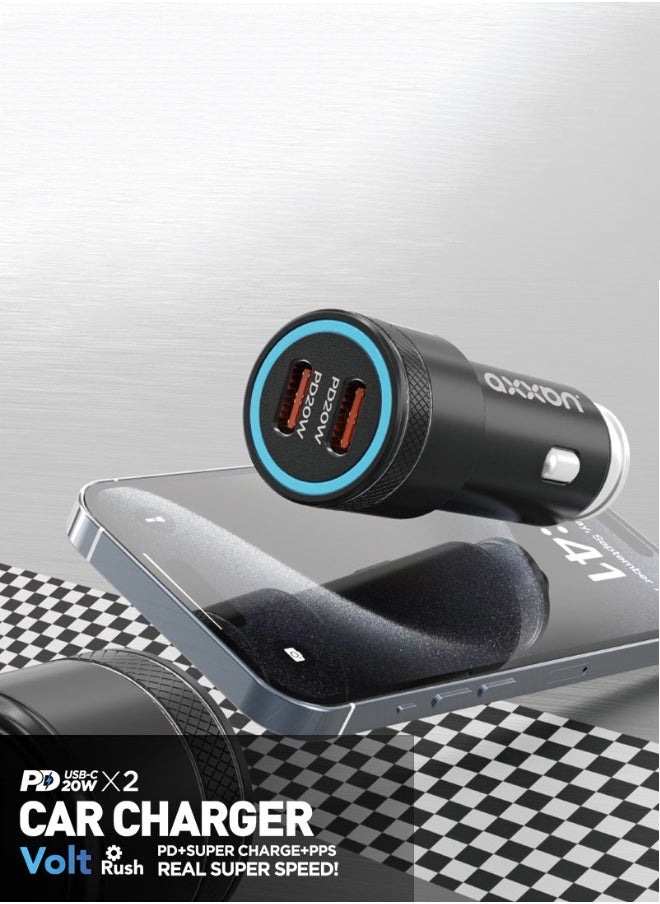AXXAN 40W USB-C Two Ports Car Charger  - Image 3
