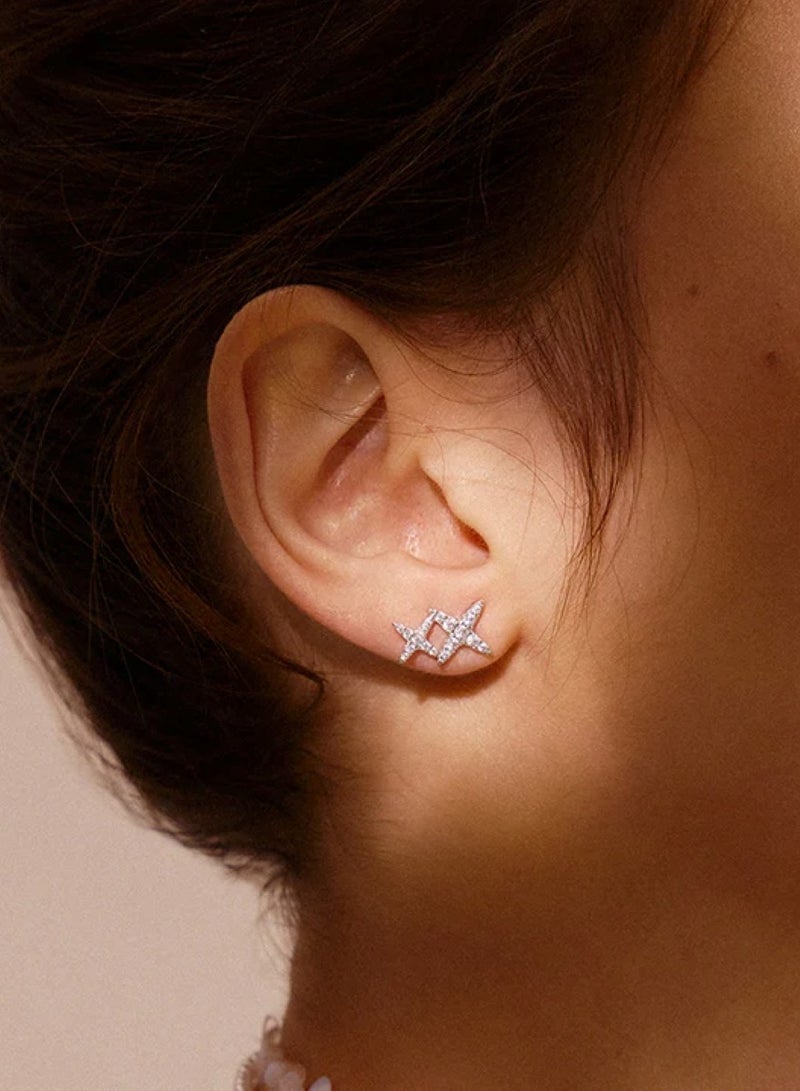 هيفانج أقراط على شكل نجمة - Image 3