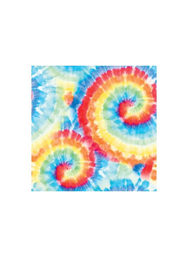CREATIVE CONVERTING Tie Dye Swirl Plastic Tablecloth 1 Ct - Image 4