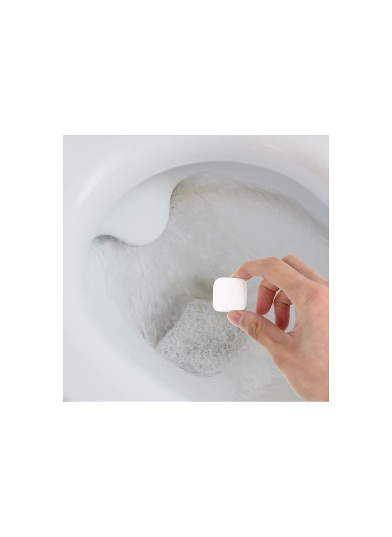 Effervescent Toilet Bowl Cleaner Tablets, Fresh Scented Cleaning Cubes for All-Around Cleanliness, Long-Lasting Freshness, Brilliant Shine, and Hard Water Removal (2 Boxes) - Image 3
