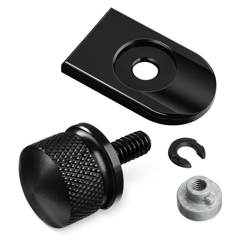 Amazicha Seat Bolt Tab Screw Mount Knob Cover Fit for Harley Davidson Fender 19972024