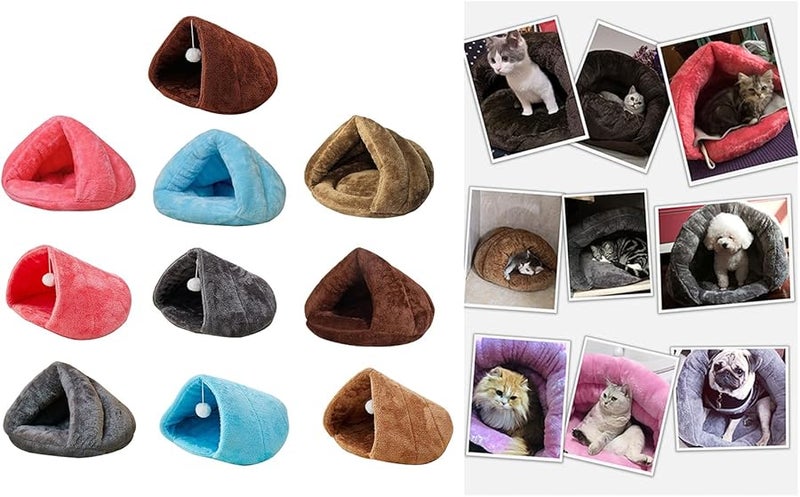 Ivory Teepee Pet Tent Soft Washable Bed For Small Dogs And Indoor Cats - Image 3