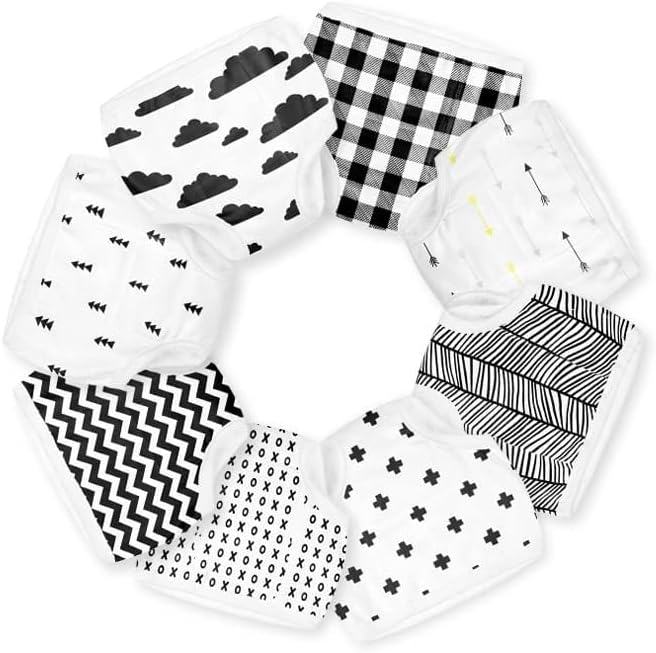BaeBae Goods Potty Training Underwear for Boys  Girls 8 Piece Absorbent Cotton Baby Toddler Training Pants 12M 2T 3T 4T 5T - Image 4