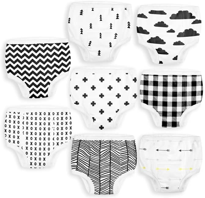 BaeBae Goods Potty Training Underwear for Boys  Girls 8 Piece Absorbent Cotton Baby Toddler Training Pants 12M 2T 3T 4T 5T - Image 2