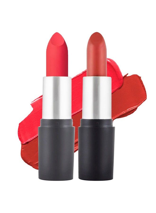 adbeni Causal Set Color Lipstick 4.5G Each ; Superfine Finish Formula Long Lasting & Moisturising ; One Swipe Pigmentation Shade 05 & Shade 11 (Pack Of 2)  - Image 1