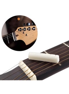 Generic Pre-slotted 6 Strings Nut Repair Replacement Accessory Part for Folk Acoustic Guitar & Electric Guitar  - Image 1