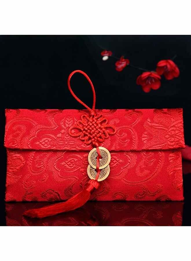 Generic Double Copper Coins Chinese Knot Envelope  - Image 2