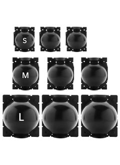 Plant Rooting Device, Plant Rooting Ball, Damage Free Grafting Box Plant Rooting Grow Box Plant Root Growth Grafting Ball Device for Plant Propagation Air-Layering Pod (Black) 9 Pieces