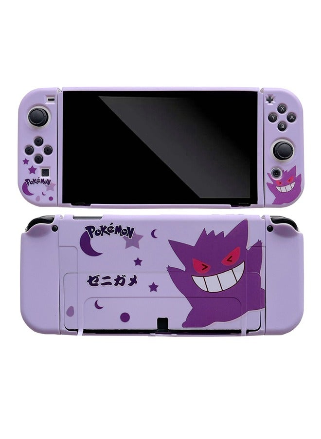 Case for Nintendo Switch Oled Gengar Cartoon Silicone Protective Cover Anti-fall Game Console Switch Shell Boy Gifts  - Image 1