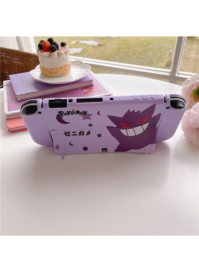 Case for Nintendo Switch Oled Gengar Cartoon Silicone Protective Cover Anti-fall Game Console Switch Shell Boy Gifts  - Image 2