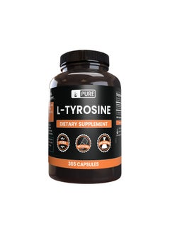 PURE ORIGINAL INGREDIENTS PURE ORIGINAL INGREDIENTS L-Tyrosine (365 Capsules) No Magnesium Or Rice Fillers, Always Pure, Lab Verified  - Image 1