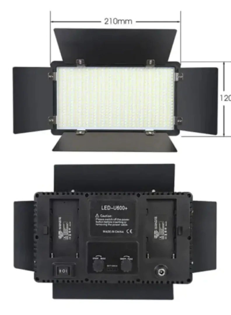 Professional Photo & Video Pro LED 600  Light Kit With battery - Image 3