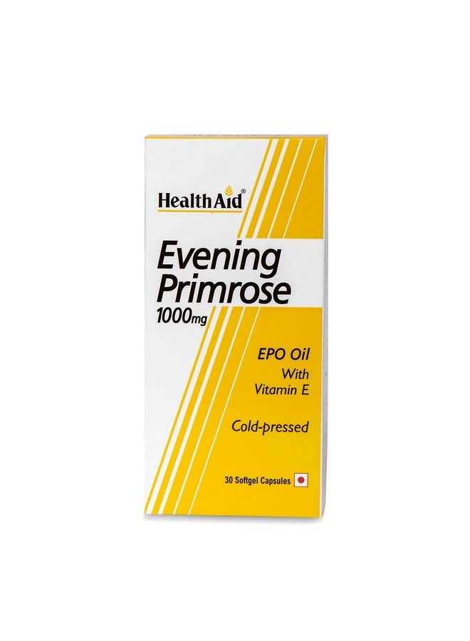 Health Aid HealthAid Evening Primrose Oil 1000mg with Vitamin E For Women & Men Softgel Capsules| Supports Healthy Skin and Hormonal Balance in Women|Helpful for PMS & Menopause|Rich Source of Omega 6 (30 Capsules) - Image 3