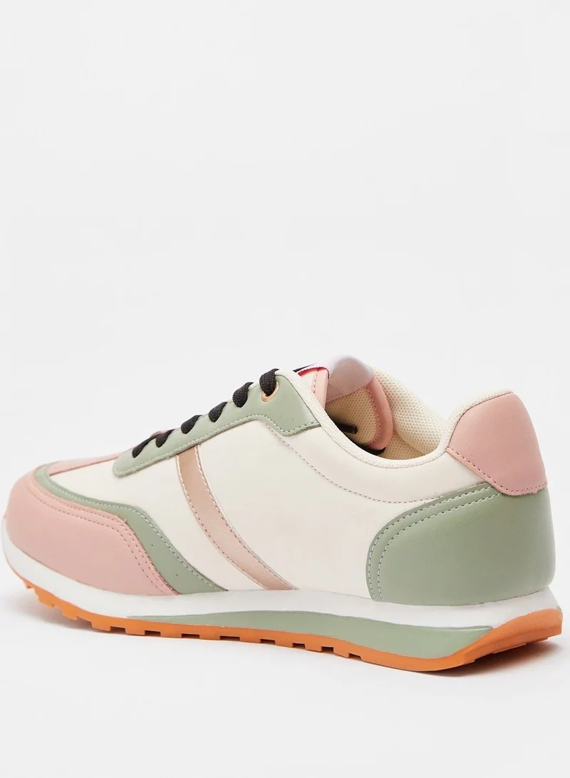 Lee Cooper Women's Solid Lace-Up Sneakers